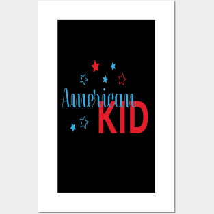 american kid happy halloween Posters and Art